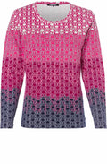 Raspberry Patterned Top