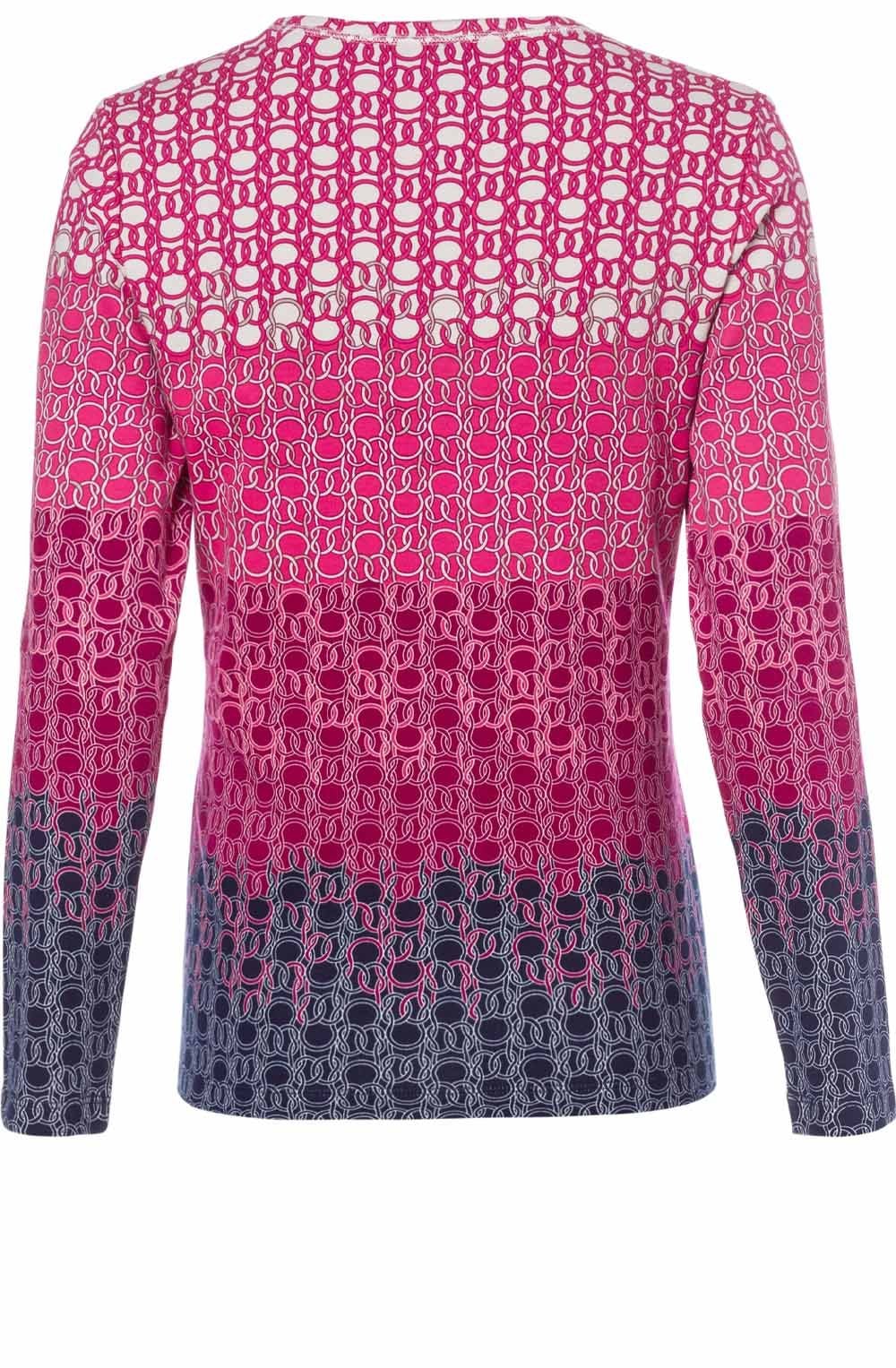 Raspberry Patterned Top