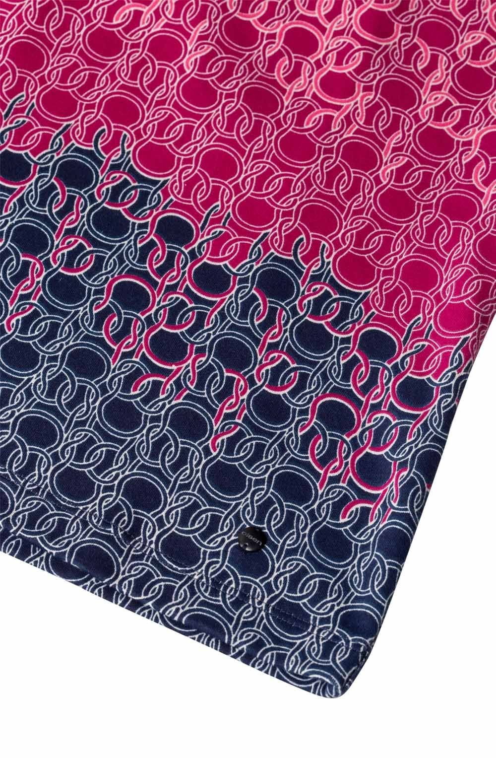 Raspberry Patterned Top