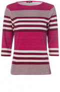 Raspberry Striped Top