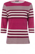 Raspberry Striped Top