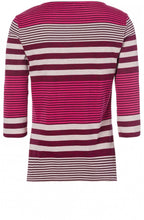 Raspberry Striped Top