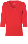Red Jersey Top