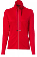 Red Jersey Zip Jacket