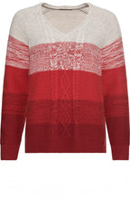 Red Maple Cable Knit Jumper
