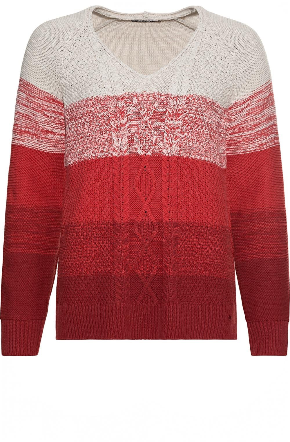 Red Maple Cable Knit Jumper