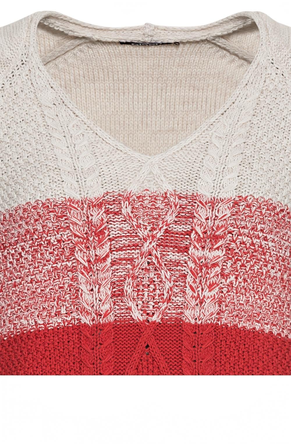 Red Maple Cable Knit Jumper