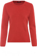 Red Maple Ribbed Front Jumper