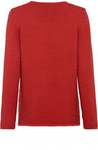 Red Maple Ribbed Knit Jumper