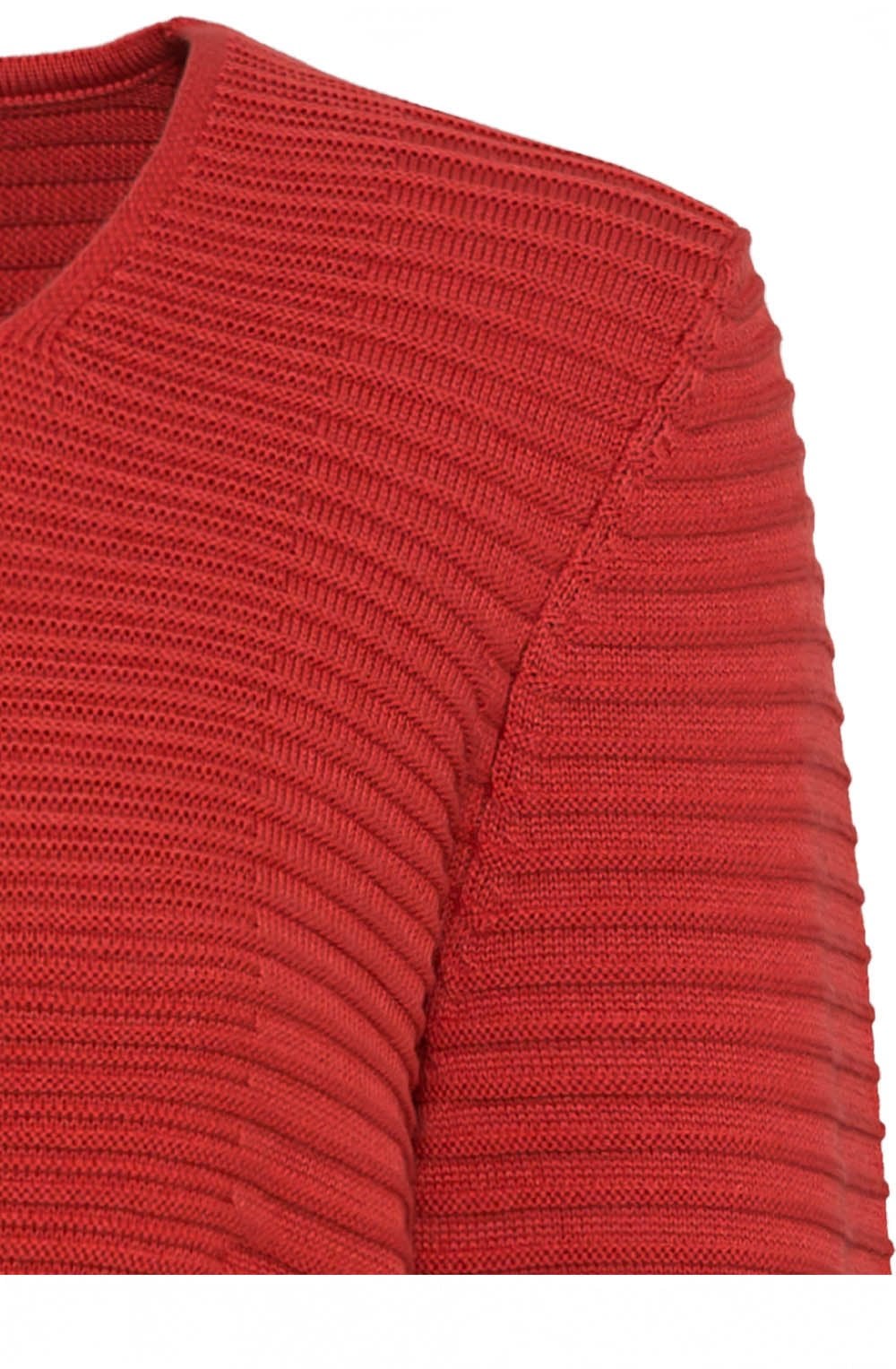 Red Maple Ribbed Knit Jumper