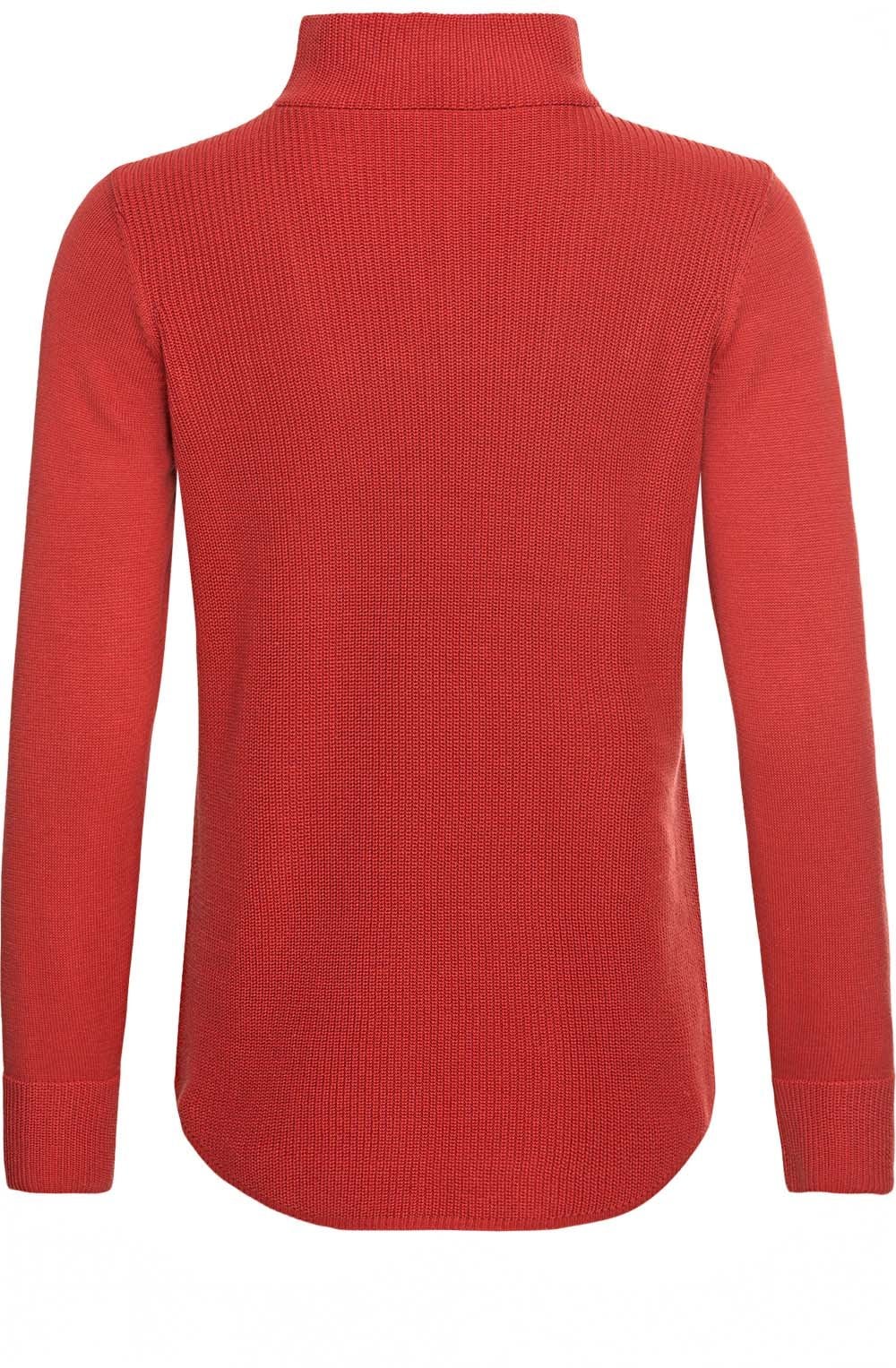 Red Maple Ribbed Knit Jumper