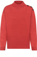 Red Maple Ribbed Panel Jumper