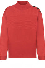 Red Maple Ribbed Panel Jumper
