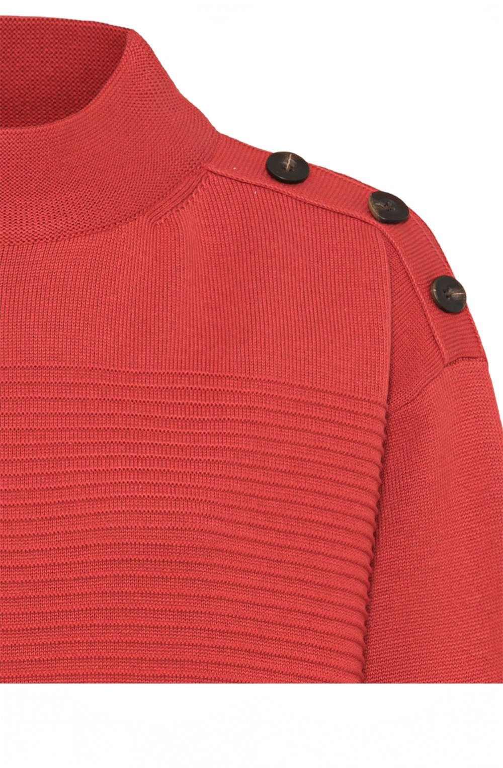 Red Maple Ribbed Panel Jumper