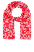 Red Patterned Scarf
