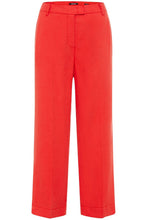 Red Poppy Cropped Anna Tailored Trousers