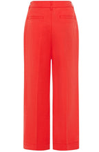 Red Poppy Cropped Anna Tailored Trousers