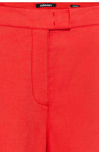 Red Poppy Cropped Anna Tailored Trousers