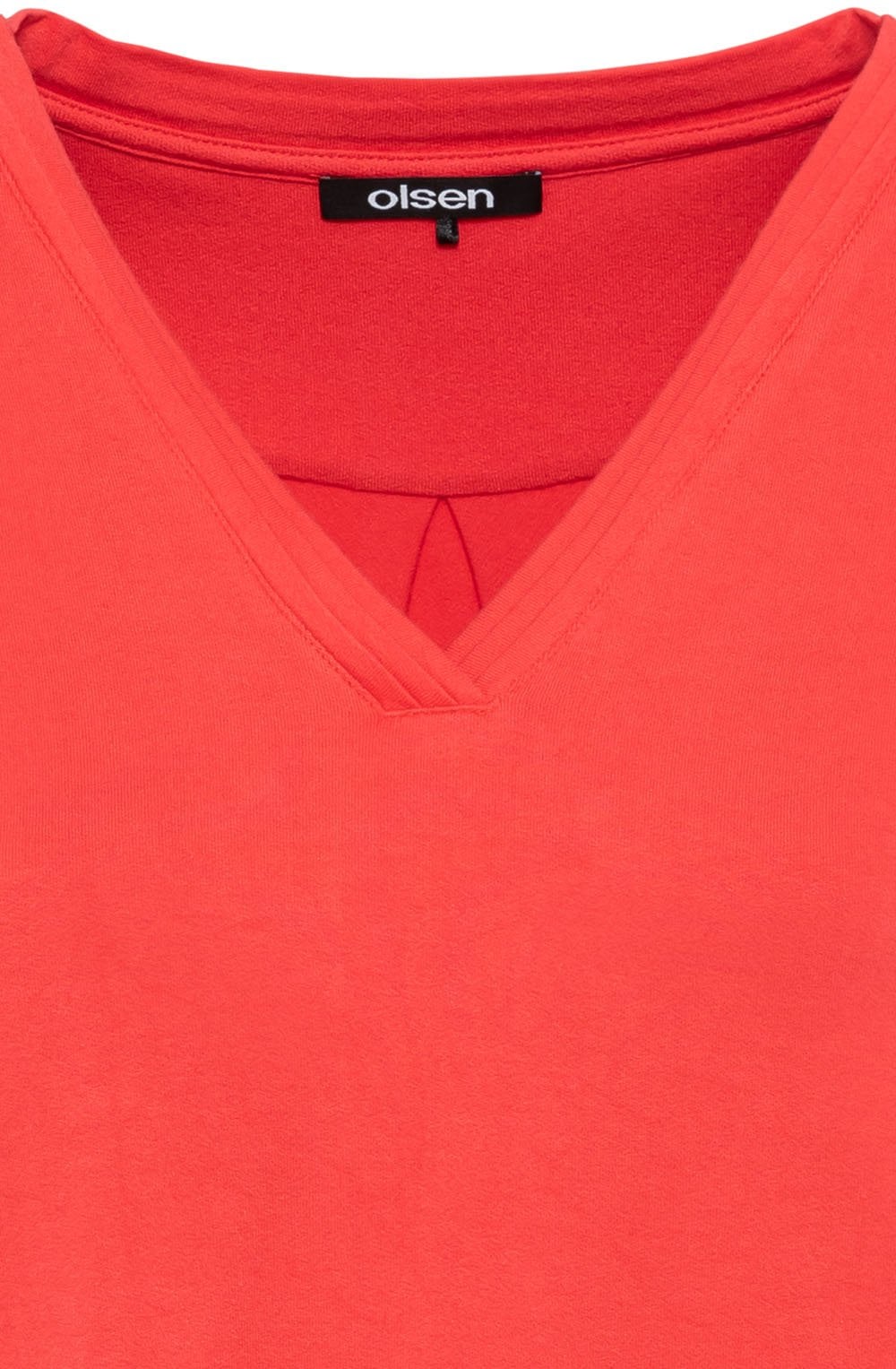 Red Poppy Hannah V Neck Top