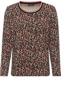Redwood Animal Print Long Sleeved Top