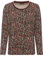 Redwood Animal Print Long Sleeved Top