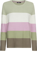 Ribbed Block Design Jumper
