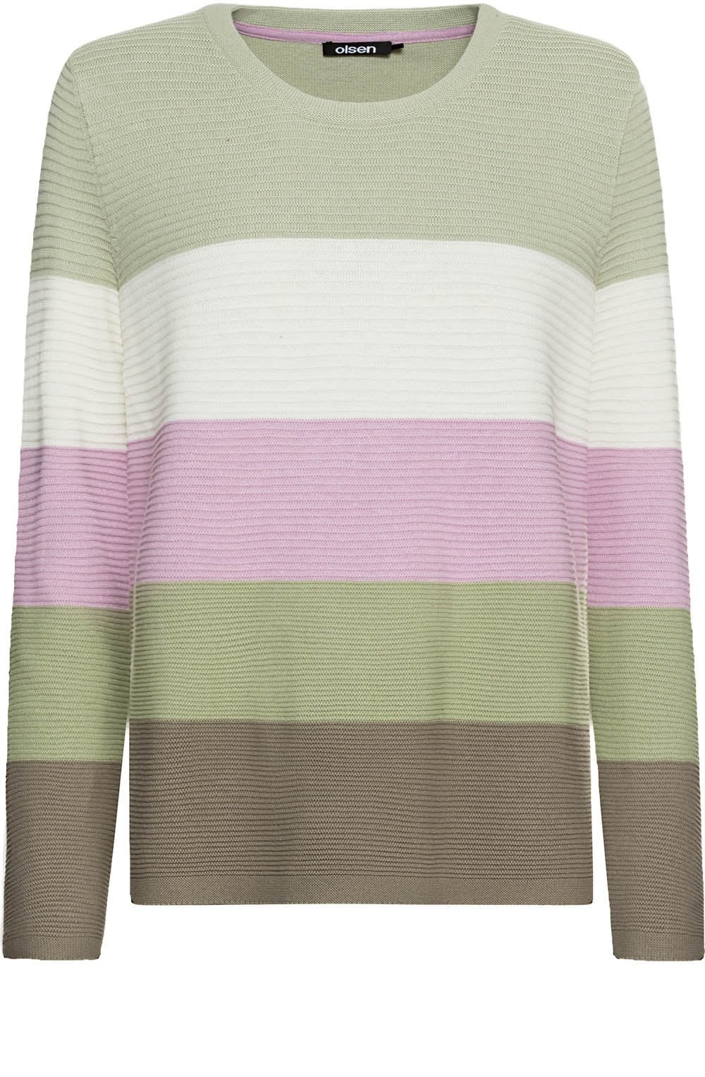 Ribbed Block Design Jumper