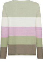 Ribbed Block Design Jumper