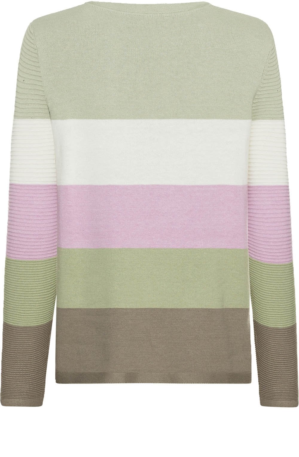 Ribbed Block Design Jumper