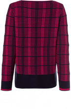Ribbed Check Design Jumper