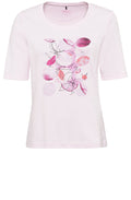 Rose Touch Abstract Design Jersey T Shirt