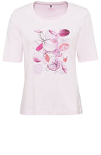 Rose Touch Abstract Design Jersey T Shirt