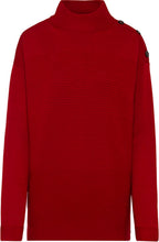 Rouge Chord Knit Three Button Jumper