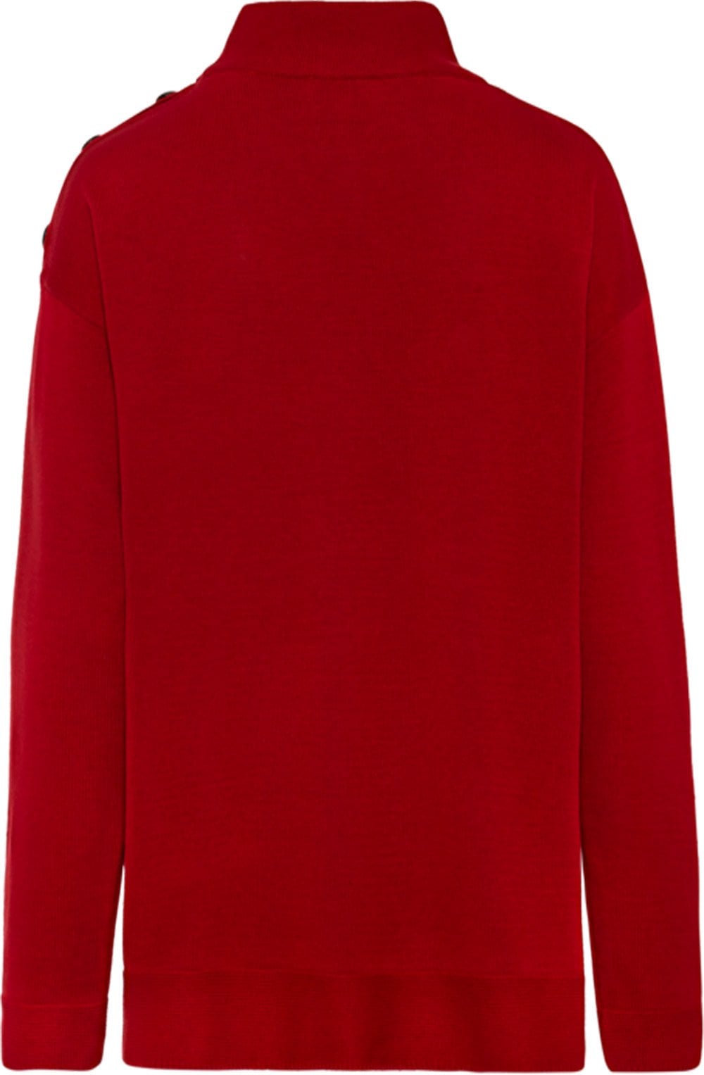 Rouge Chord Knit Three Button Jumper