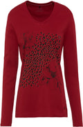 Rouge Leopard and Flower Print Top