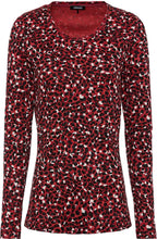 Rouge Spotted Print Top