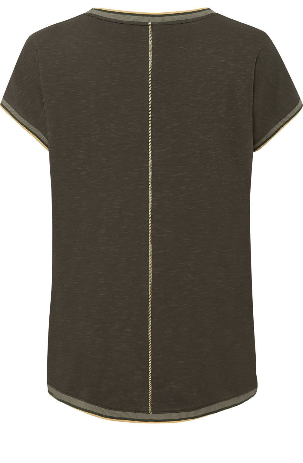 Sage and Gold Bold Design T Shirt