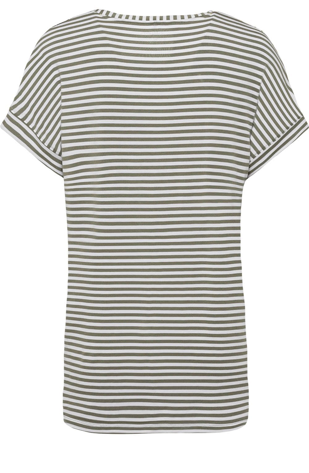 Sage Bold Floral Print T Shirt