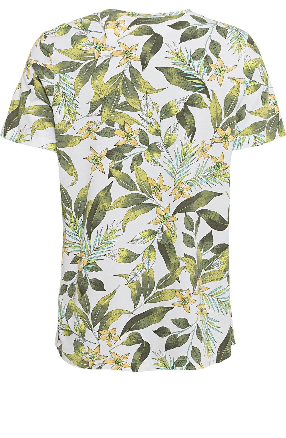 Sage Floral and Leaf Design T Shirt