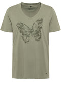 Sage Green Butterfly T Shirt