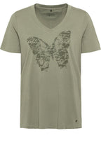 Sage Green Butterfly T Shirt