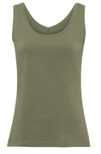 Sage Green Jersey Reversible Vest Top