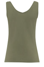 Sage Green Jersey Reversible Vest Top