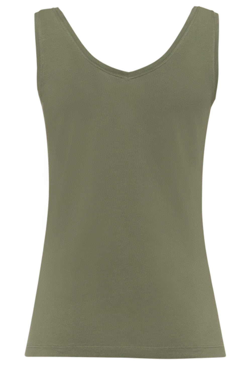 Sage Green Jersey Reversible Vest Top