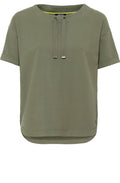 Sage Green Relaxed Short Sleeved Top