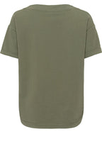 Sage Green Relaxed Short Sleeved Top
