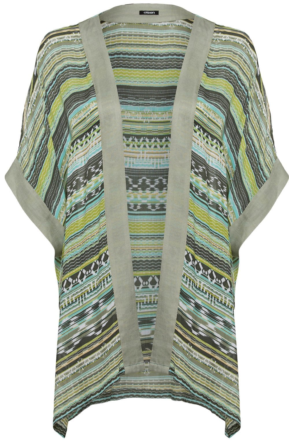 Sage Green Semi Sheer Kimono