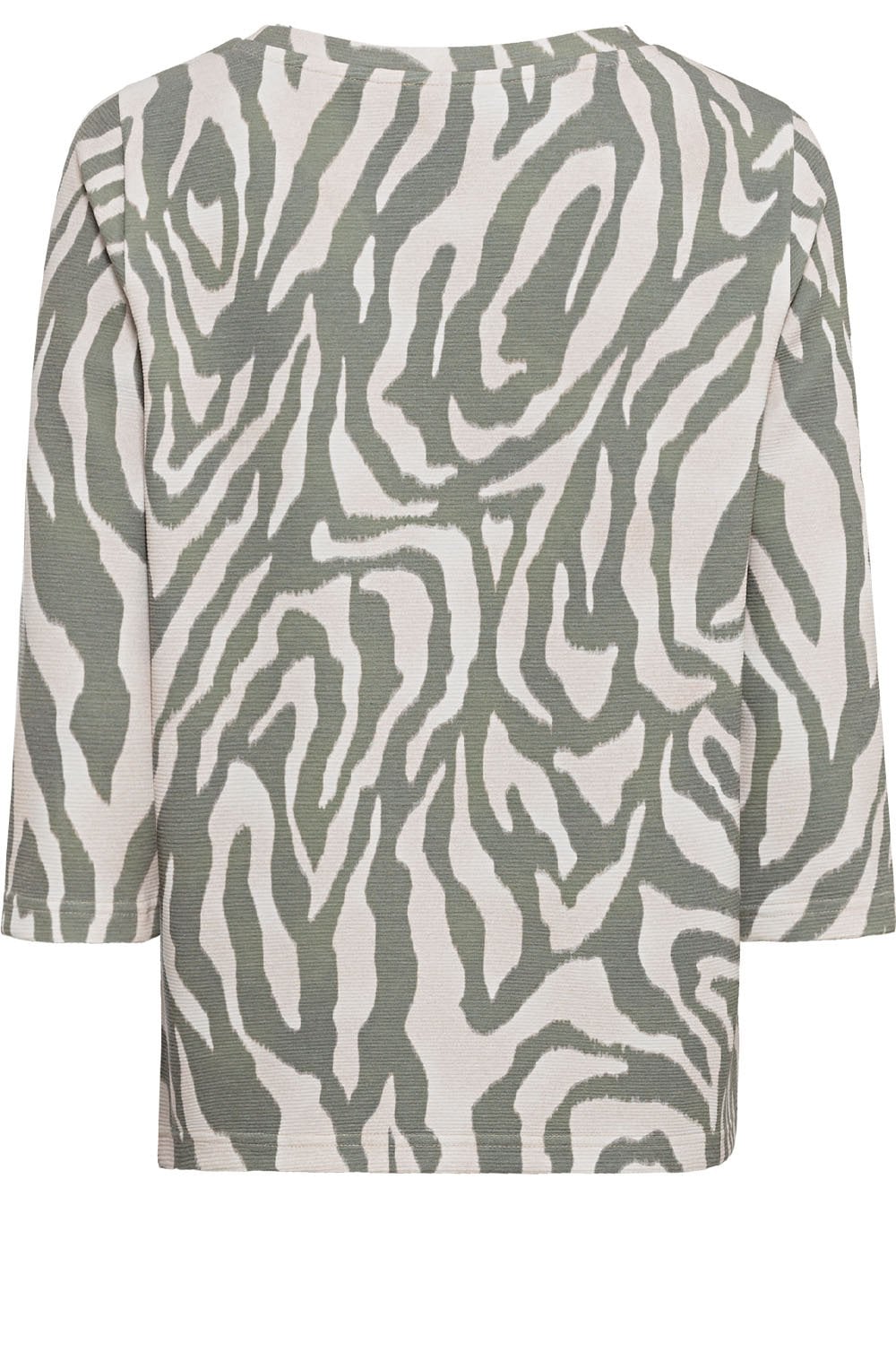 Sage Green Zebra Print Top