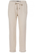 Sand Lisa Linen Trousers