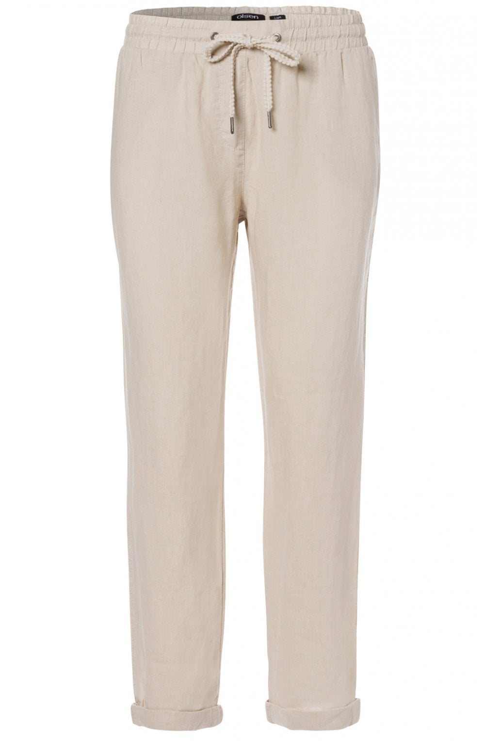 Sand Lisa Linen Trousers